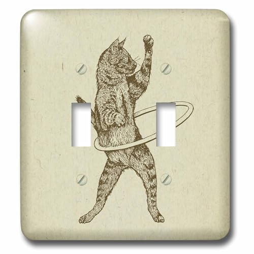Hula Kitty interrupteur double pour remplacer plastique blanc - 2