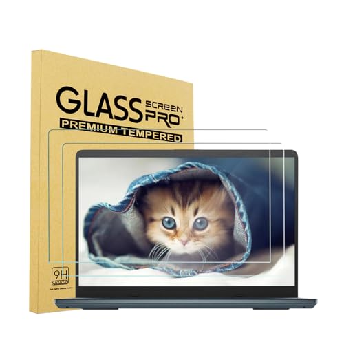 2 Pack 14" Laptop Tempered Glass Screen Protector for HP/Dell/Sony/Samsung/Lenovo/Acer/MSI/LG/Razer Blade and Other 14 inch Aspect Ratio 16:10 Laptop, 9H Hardness,HD Clear, Anti-Scratch