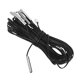 Cabilock 5 Pièces Capteur De Température Partie Frigo Remplacement Du Thermostat Du Congélateur Pour Temperature Thermometre Refrigerateur Fournitures De Réfrigérateur Noir Métal