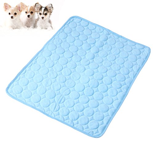 Popetpop tapete para animais de estimação, respirável, confortável, verão, leve, durável, tapete par