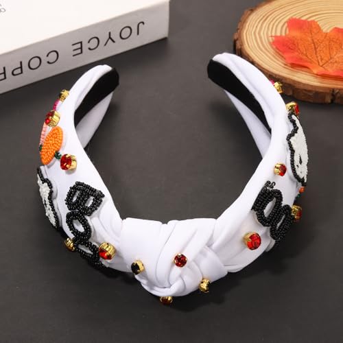 Halloween Headband for Women, Rhinestone Beaded - image 4