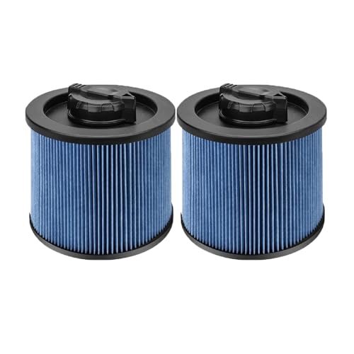 2 Pack DXVC4002 Cartridge Filter Compatible with DeWalt DXV04T DXV05P DXV05S DXV08S DXV06G 4 Gallon Wet/Dry Vacuum Cleaners