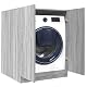 Waschmaschinenschrank Homiuse Grau Sonoma 71 x 71,5 x 91,5 cm