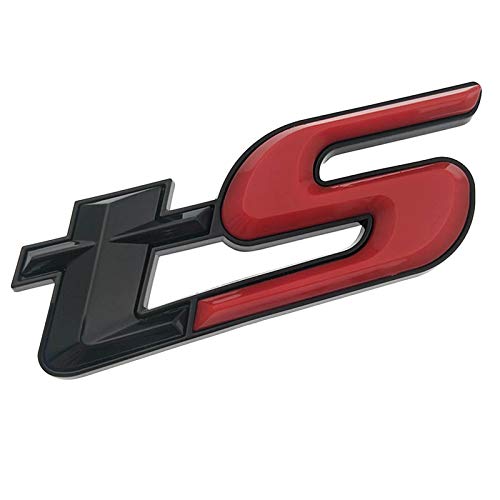 XCBW Logotipo de la Insignia del Emblema de ABS 3D TS Calcomanía de Cromo para Maletero Trasero de Coche, para S-ubaru Forester BRZ WRX STI, Accesorios de Estilo de Coche,B Cover