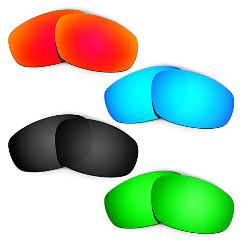 Lentes de recambio premium compatibles con Oakley Split Jacket en negro