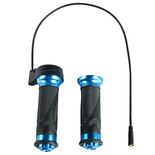 Electric Bicycle Twist Throttle Ebike Speed Control Electric Bike Speed Throttle Ebike Twist Throttle (Blue 1) Electric Bicycle Twist Throttle Ebike Speed Control Electric Bike Speed Throttle Ebike Twist Throttle (Blue 1)