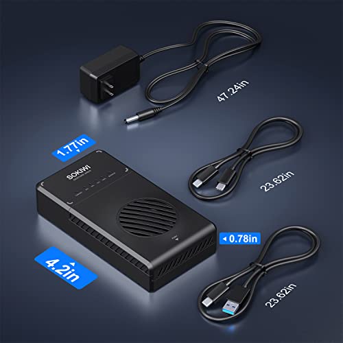 Sokiwi NVMe M.2 Duplicator Dual-Bay Offline Clone Tool-Free の商品画像 6