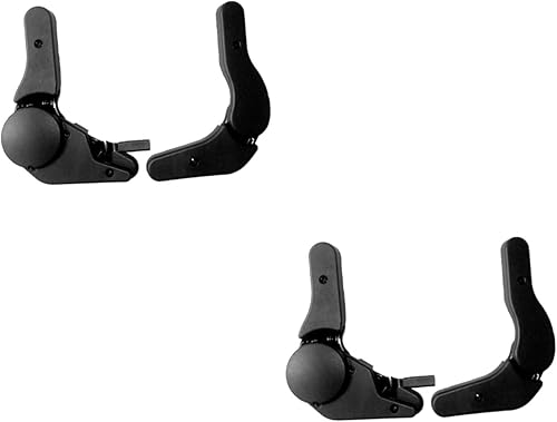 FAVOMOTO 2 juegos de montaje práctico ajustable silla de juego piezas de repuesto silla gamer ajuste ángulo asiento deslizante carreras accesorios