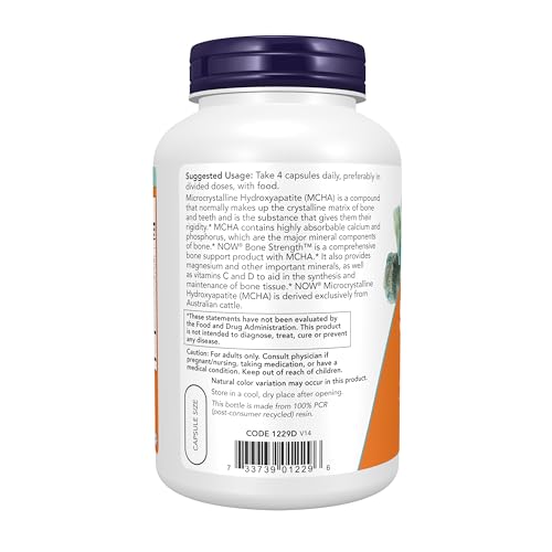 NOW Supplements Bone Strength MCHA