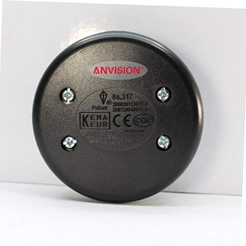ANVISION 3-Pack Black AC 100-250V Inline Floor Foot Pedal Lamp Switch with Push Step-on-Button for LED Light On-Off Control