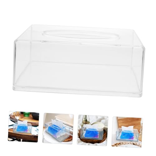 Boîte à mouchoirs en plastique de qualité supérieure au design épuré - 8