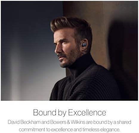 Bowers & Wilkins Pi8 블루투스 무선 이어버드(도브 화이트), 퀄컴 칩셋 및 aptX 무손실 기능이 있는 인이어 블루투스 이어폰, 액티브 노이즈 캔슬링 이어버드, 내장 마이크 3개, 15분 빠른 충전 — 사진 2