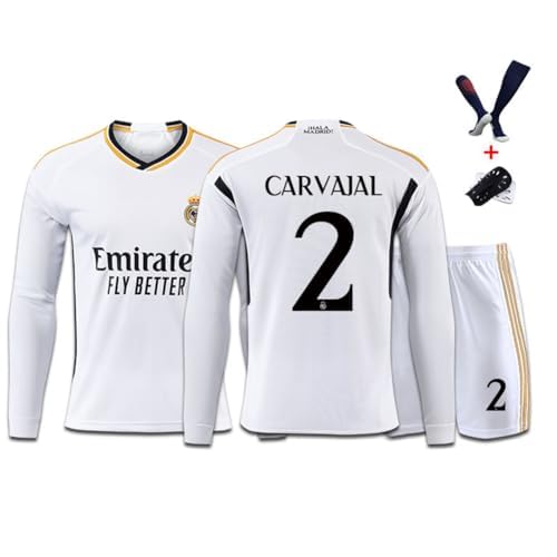 【激レア　選手仕様　24/25】レアル・マドリード　カルバハル　値段交渉有り Amazon | 長袖 サッカー ユニフォーム 23-24 レアル マドリード ホーム