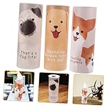 HOMOCONO 3個入り車用ティッシュボックス 筒形丸型デザイン カップホルダー収納可能 顔や手拭きに適した柔らか素材 車内清潔保持 トラベルドライブ用