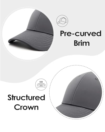 Image of Zylioo Oversize XXL Baseball Mesh Cap,Extra Large Laser Cut Cap,L M S Trucker Hat,Quick Dry Summer Cooling Golf Cap