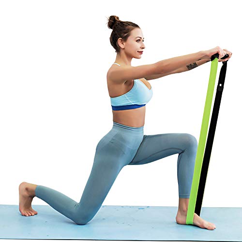 Andoer Conjunto de faixa de resistência de porta Faixa de treinamento de força Faixas elásticas de t