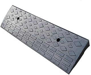 Mobility Scooter Non-Slip Ramps, Vehicle Uphill Ramps Wheelchair Rubber Ramps Dog Ramps/Black/90 * 25 * 8Cm