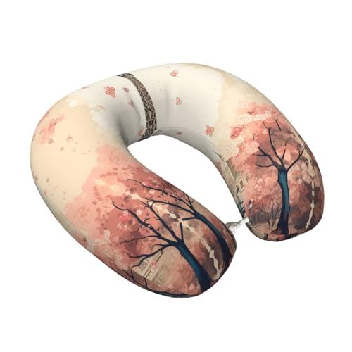 Almohada cuello en U espuma viscoelástica 30x25 cm miniatura 2