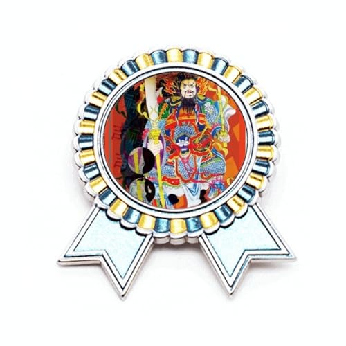 Broche Happy New Year Art déco métal taille M accessoire de fête Nouvel An