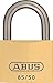 Produktbild ABUS Vorhängeschloss Messing 85IB/50 - wetterfest - für See- und Hafengebiete - Messing-Schlosskörper - rostfreier Edelstahlbügel - ABUS-Sicherheitslevel 7