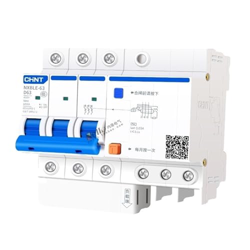 Disjoncteur différentiel NXBLE-63 6KA Type D 3P+N pour tableau électrique triphasé