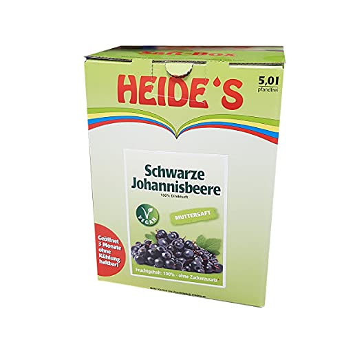 Schwarze Johannisbeere 100% Direktsaft | Muttersaft in 5L Box | vitaminreicher Johannisbeersaft aus reifen, heimischen Früchten Cover