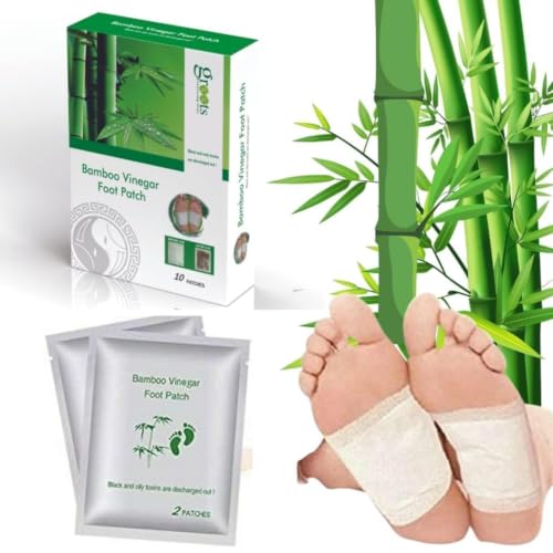 Image of GROOTS Premium Ginger Foot Patch Detox Foot Patches Cleansing Toxin Remover Foot Pads Pain Relief Stress Relief Sleep Patch for Detoxification for Men and Women (1 Box = 10 Patches) Pack of 3