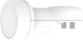 Inverto 5277 IDLP-WDB01-00PRO-OPP - LNB (40 mm, Puertos Horizontal/Vertical, LO 10,40 GHz UE), Color Blanco