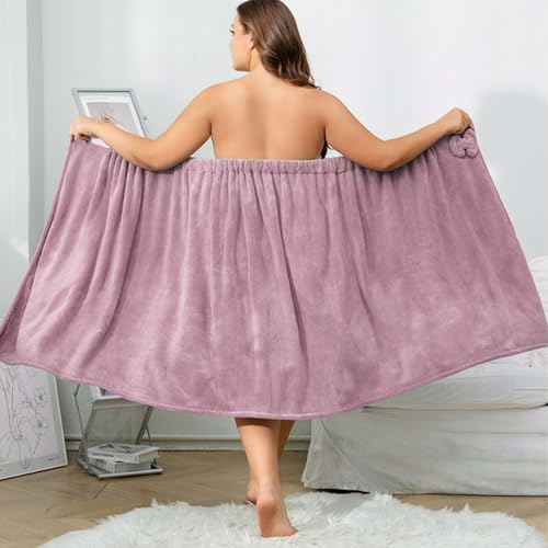 Enveloppes de bain pour femmes après la douche microfibre douce - 3