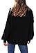 PRETTYGARDEN Women's Fashion Sweater Long Sleeve Casual Ribbed Knit Winter Pullover Chunky Fall Sweaters for Women 2025 (Black,X-Large)