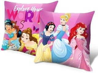 SRV Hub - dziecięce poliestrowe poduszki dla dziewcząt - księżniczka (40 cm x 40 cm)