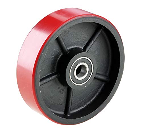 Pro-Lift-Werkzeuge Rueda de repuesto de poliuretano, 180 mm de diámetro x 50 mm de diámetro