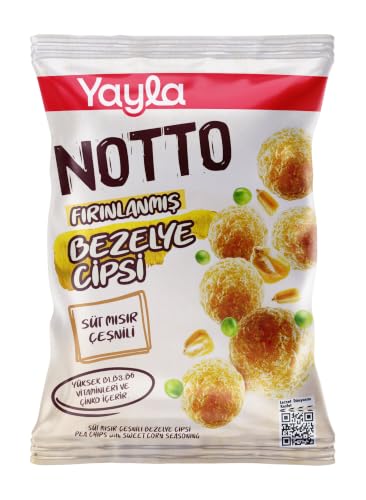 Notto Süt Mısır Aromalı Bezelye Cipsi