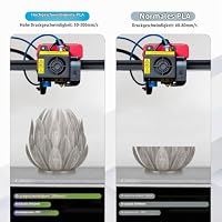 iSANMATE PLA Transparent High Speed Filament 1.75mm, Hohe Geschwindigkeit 3D Drucker Filament PLA für Schnelles Drucken Geeignet, 1KG/Spule (2.2 LBS), 30-300mm/s – Ansicht 6