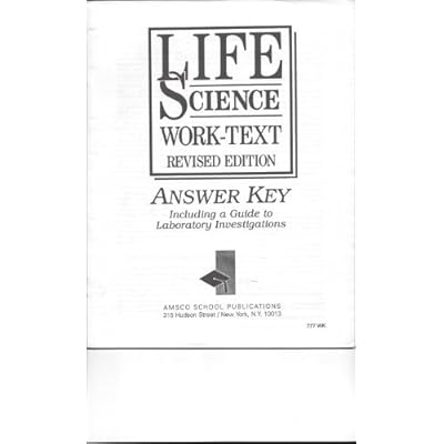 Life Science Work Text