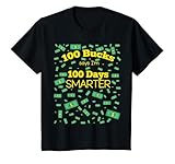 100th Day of School Shirt Student Boys Girls 100 Days Dollar T-Shirt