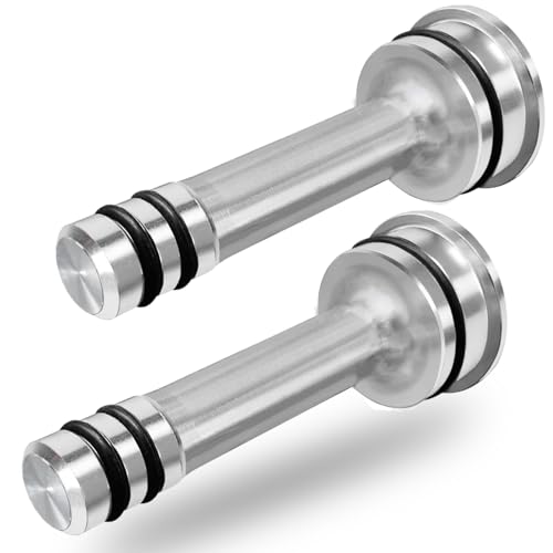 2Pack 6l80 Thermostat Bypass Kit, Thermal Bypass Valve 6l80 Compatible with 6L80 6L90 and 8L90 Transmission Thermostat Bypass Tool with Buna O-rings CNC Machined Aluminum