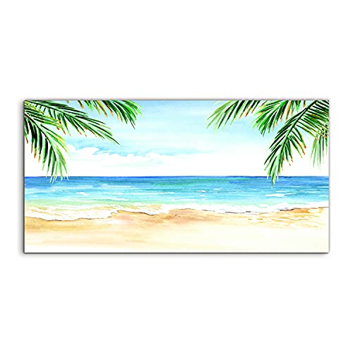 Photo acrylique tropiques 120x60 cm : évadez-vous depuis votre salon