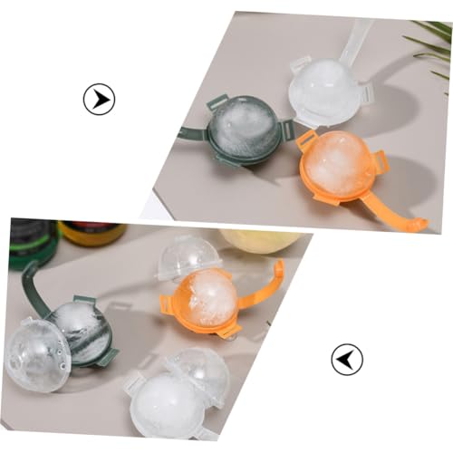 Moldes para hielo Garneck 12 piezas verdes para bolas redondas miniatura 3