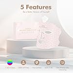 Red Light Therapy Mask for Face, Led Face Mask Light Therapy, 7 Colors LED Face Mask Light Therapy At Home, Pink - Image 3