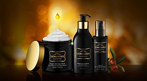 Masque et huile d'argan restructurante pour cheveux abîmés
