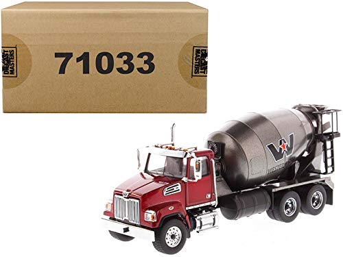 Modelo a escala 1:50 Camión Mezclador Western Star 4700
