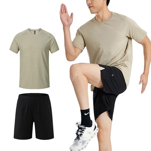 [ANONIE] Y W[W ㉺Zbg 傫TCY n X|[cEFA X|[c ʋC z jOEFA JWA X^CbV ėp  khaki 3XL