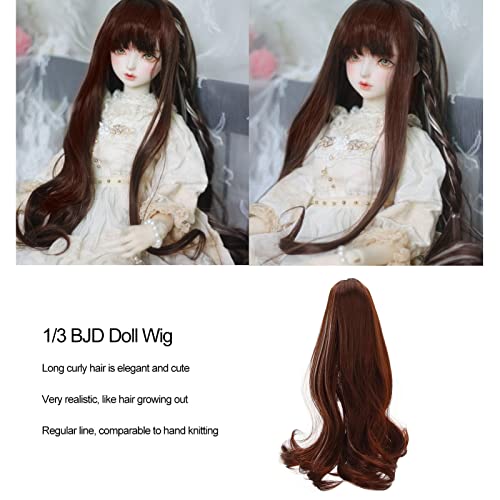 Zerodis Long Curly Wig for 1/3 BJD Doll - Image 2