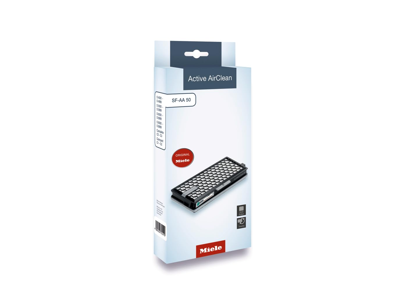 Miele (ミーレ) 掃除機用アクセサリ 排気フィルター クリーナー HEPAエアクリーン S4000/S5000/S6000各シリーズ対応 SFHA50 o7r6kf1 Miele SF-HA 50 HEPAエアクリーンフィルター (TimeStrip®機能付)