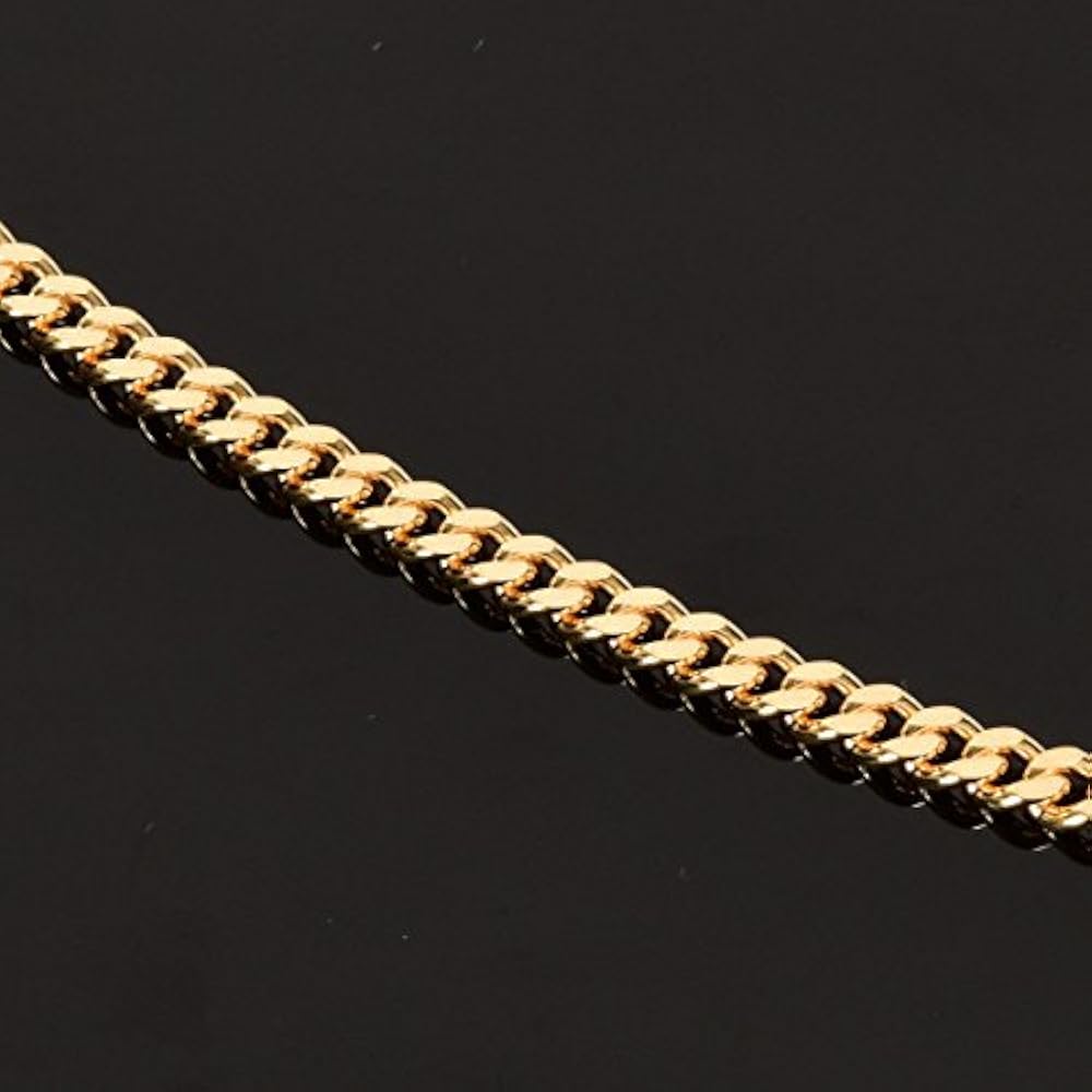 Amazon | K18 18金喜平ネックレス 2面(50g-60cm)中留（中折れ） 5mm 2