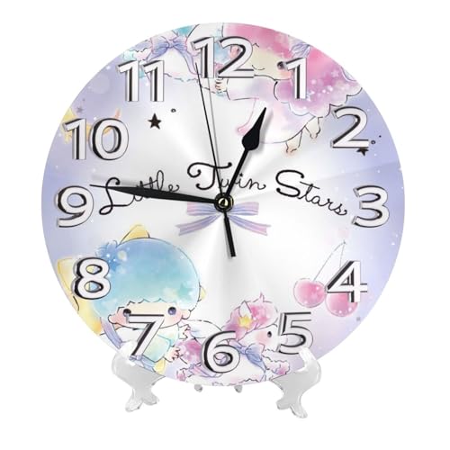 ききらら時計 キキ＆ララが日常にそっと寄りそってくれる！ リトルツインスターズ50