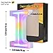 WARMTHOU Neon Letter Lights 26 Alphabet Letter Bar Sign Letter Signs for Wedding Christmas Birthday Partty Supplies,USB/Battery Powered Light Up Letters for Home Decoration-Colourful I