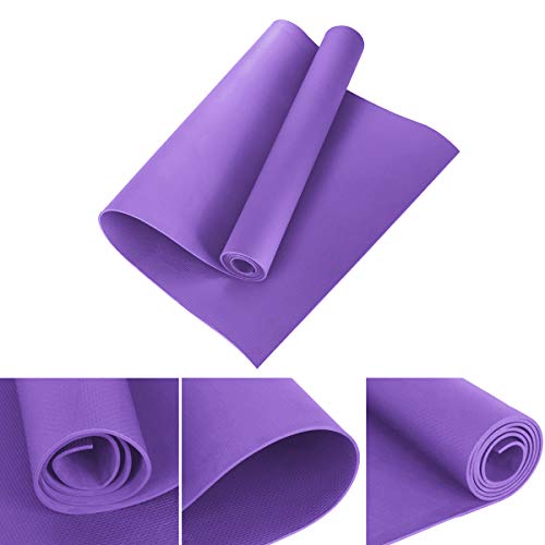 Camidy Yoga Mat EVA Non-Slip Durable Fitness Pad Workout Exercise Gym Pilates Meditation Accessory Tool - Thumbnail 3