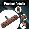 2 PCS Wooden Car Freshener Vent Clip, Car Air Freshener Essential Oil Diffuser with 8 Refill Sticks, Dark Brown Personalized Air Vent Clips for Cars Office Home #2
